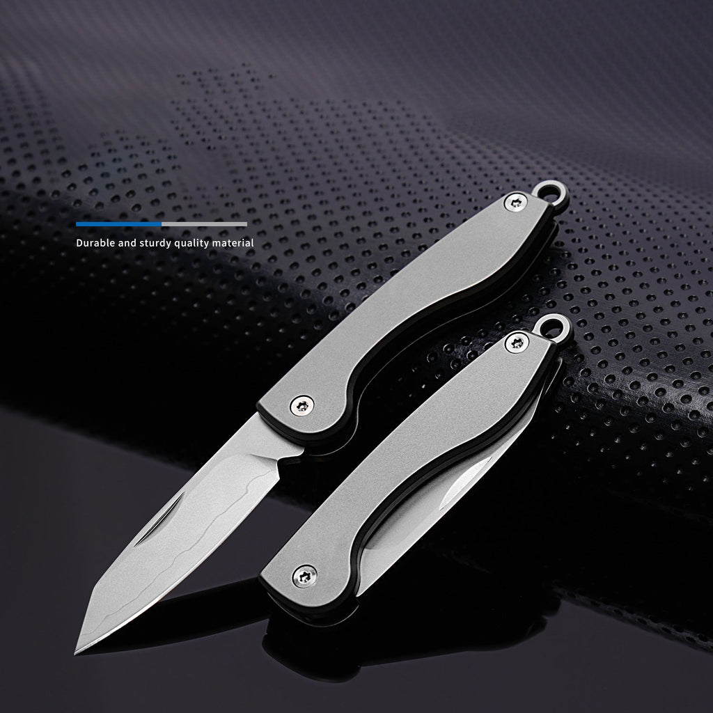 Folding Titanium Knife, Portable Pocket Knife