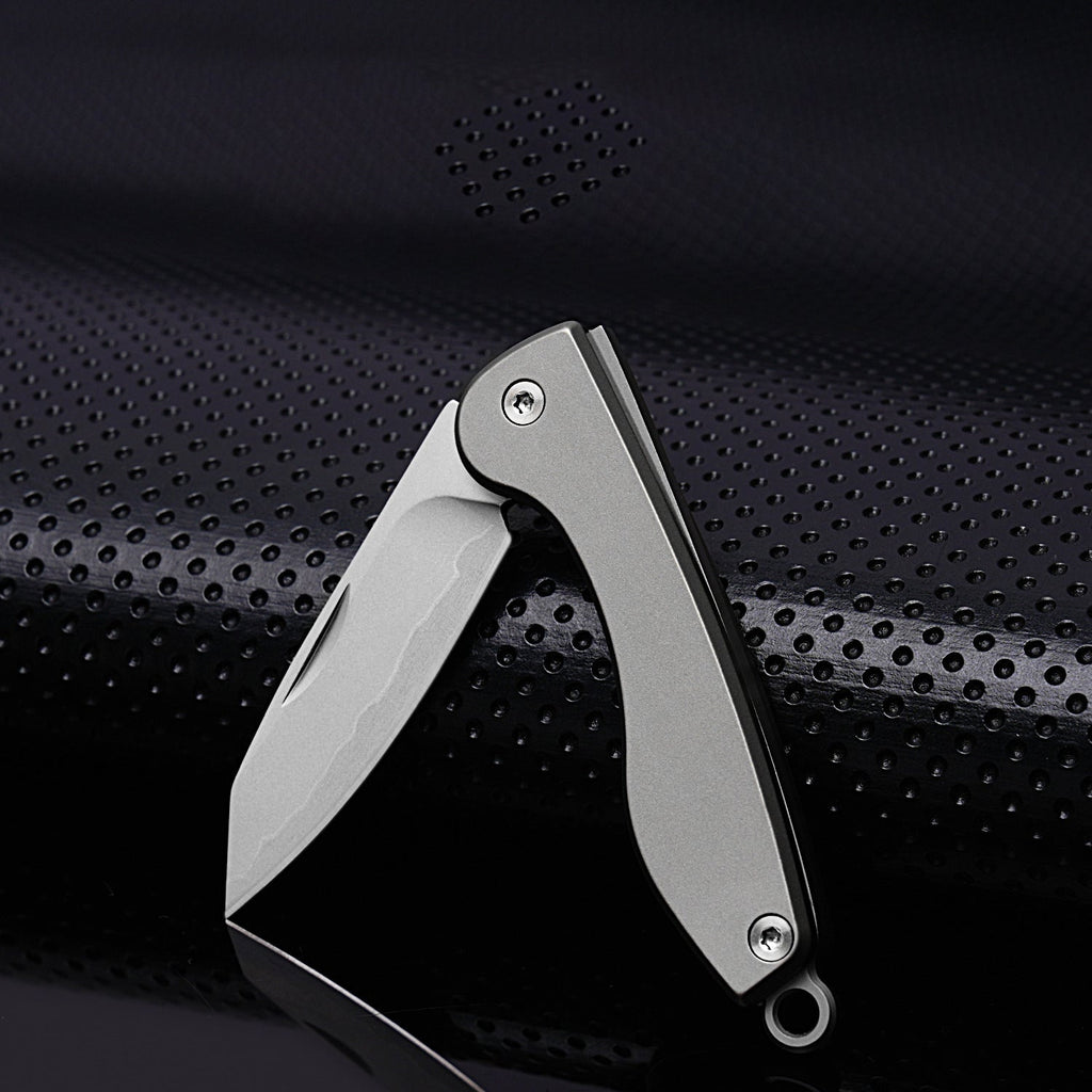 Folding Titanium Knife, Portable Pocket Knife