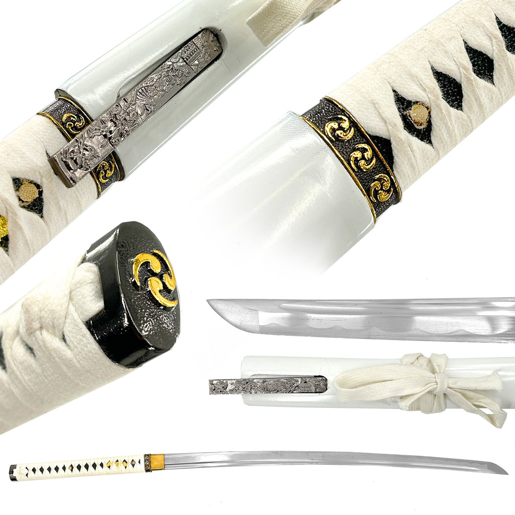 Black Widow Web Weaver Handmade Katana White