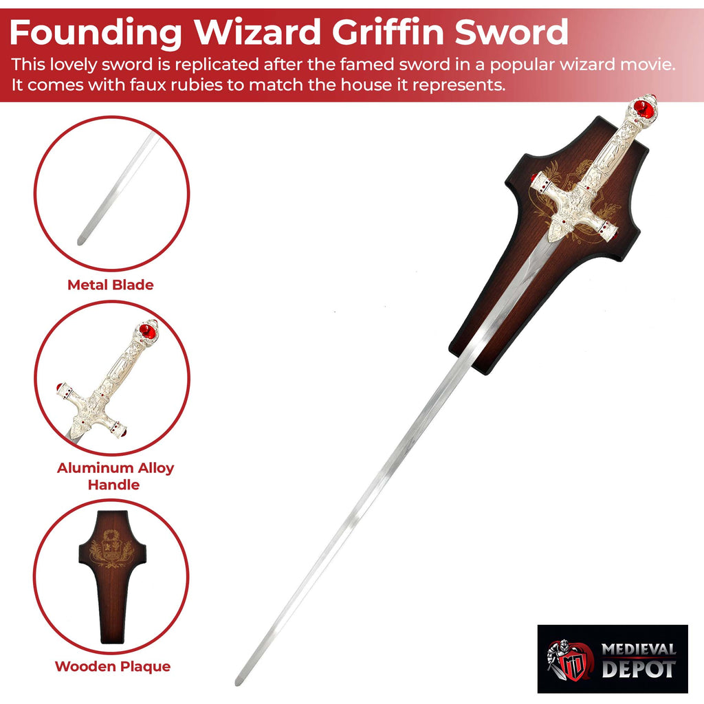 Founding Wizard Griffin Sword of Heart and Bravery