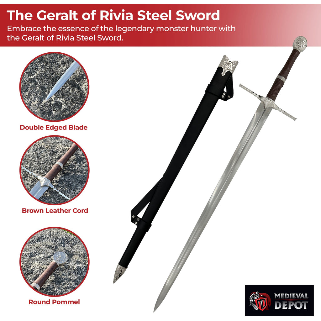 Geralt of Rivia Steel Sword