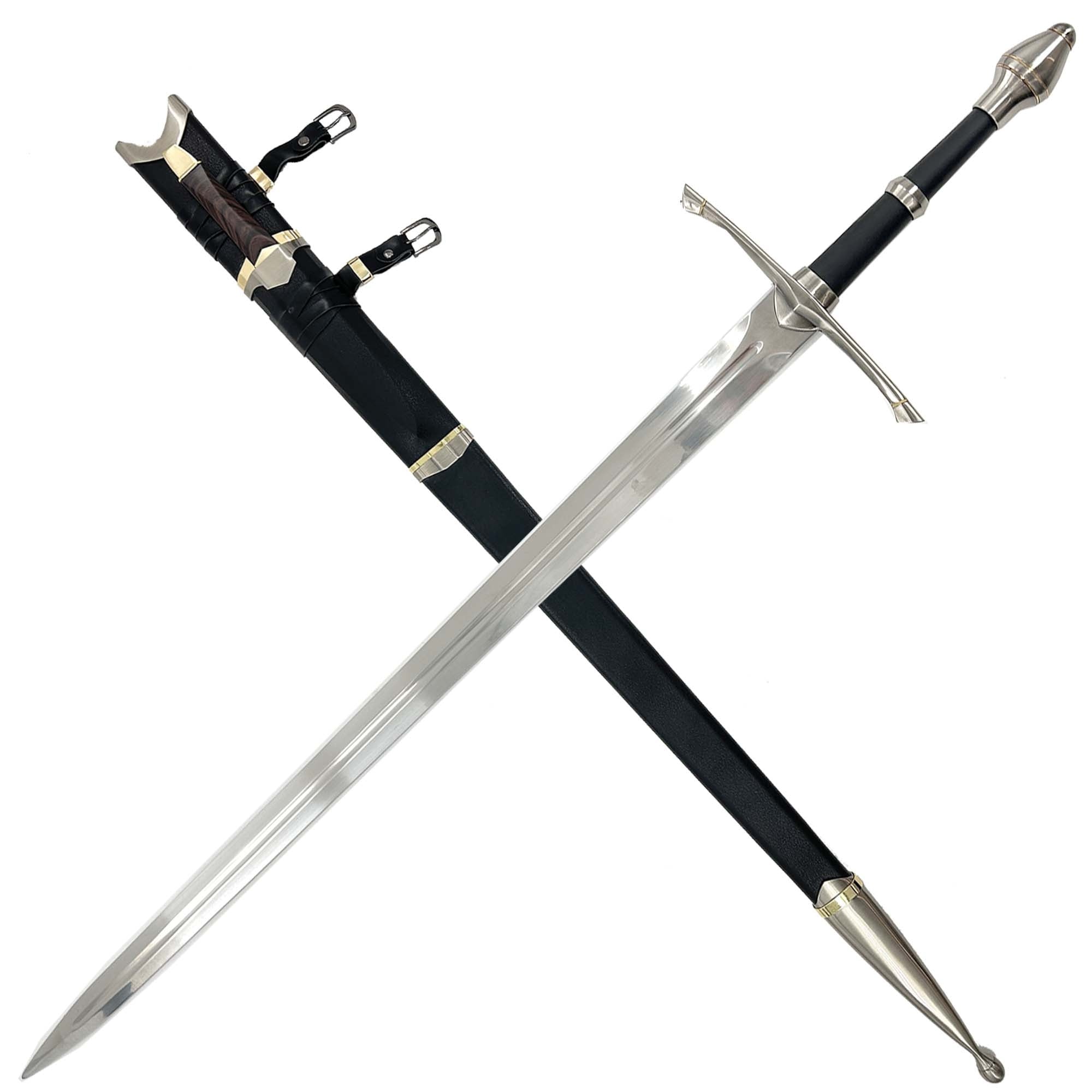 Medieval Strider Sword with Knife In The Scabbard