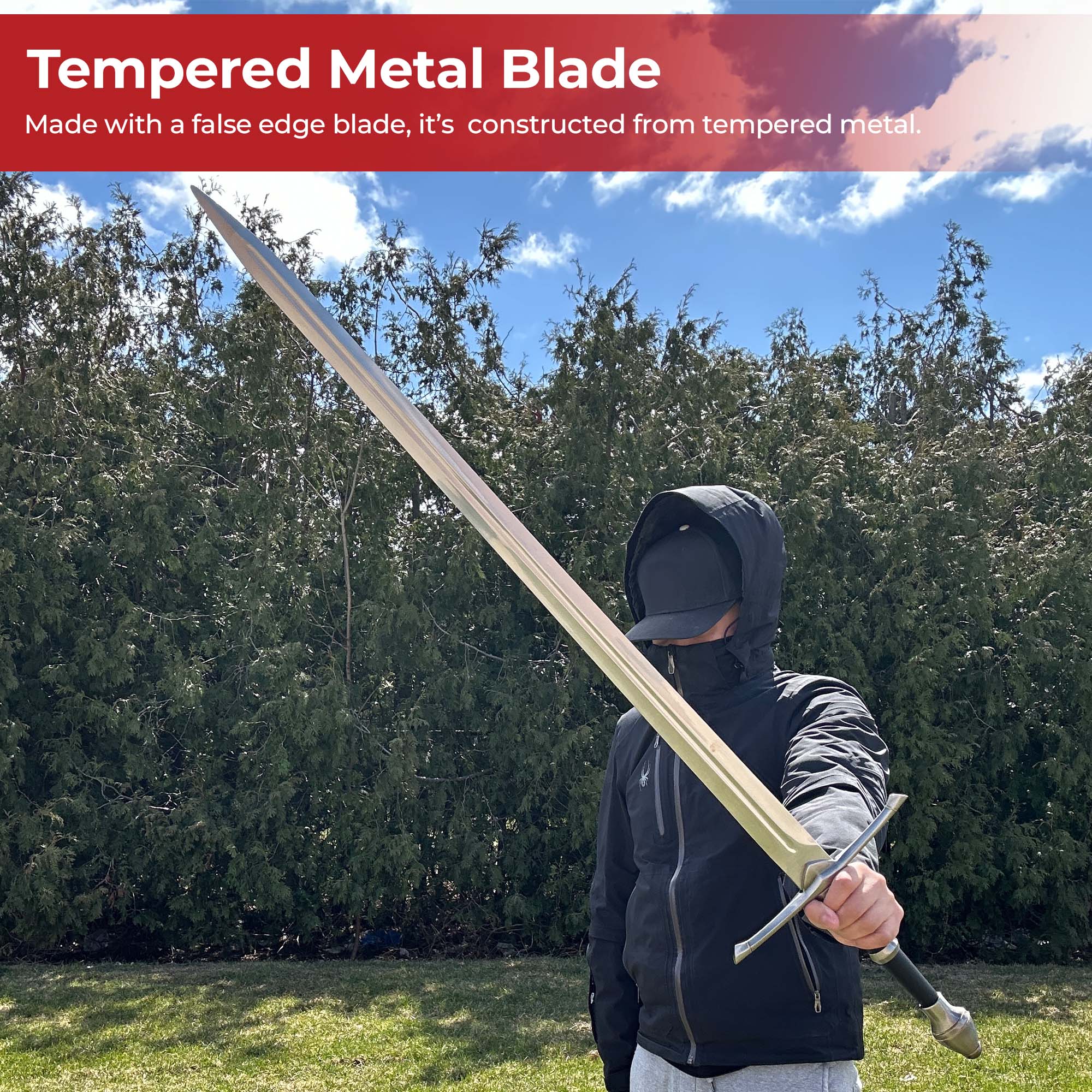 Medieval Strider Sword with Knife In The Scabbard