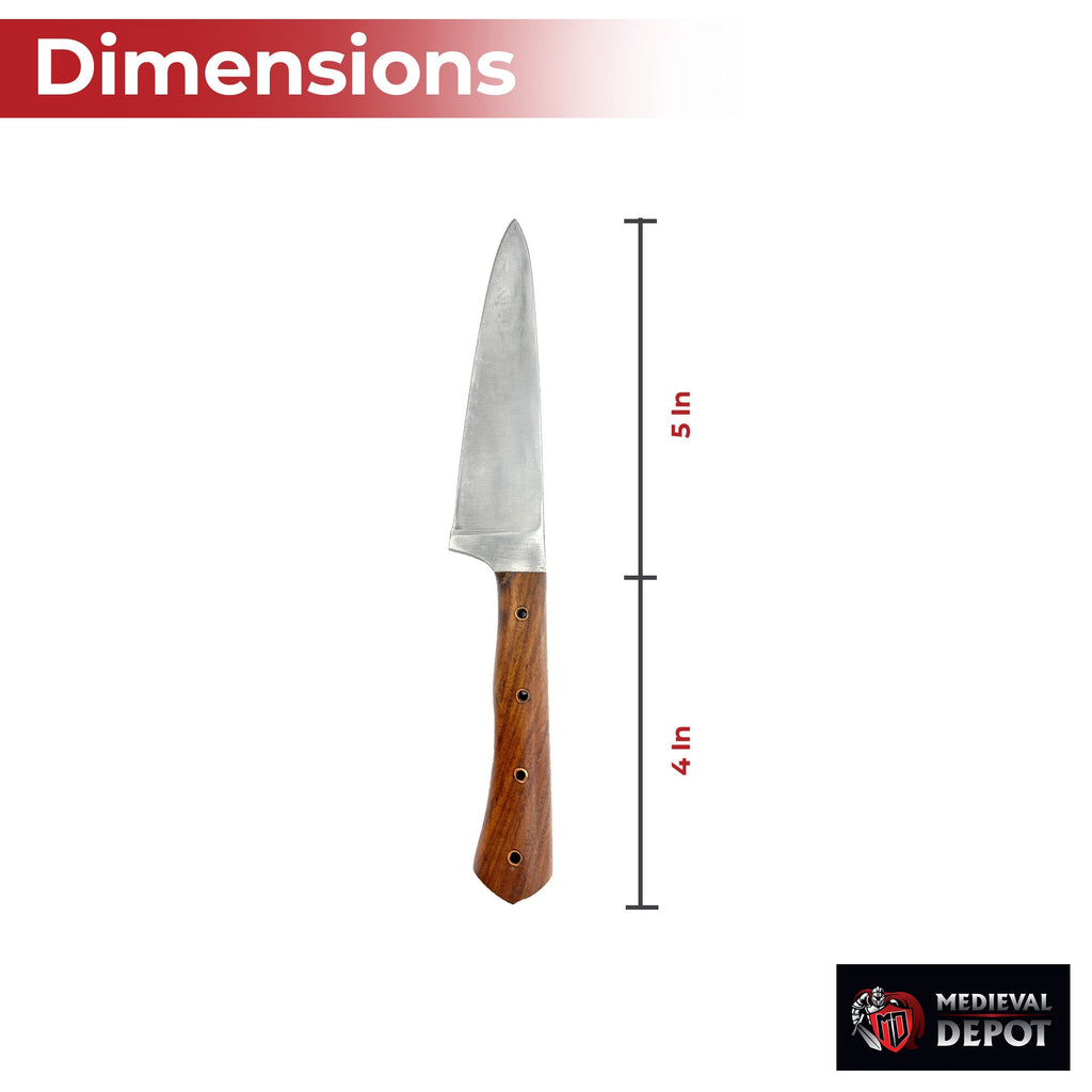 Medieval Smoke Kitchen Cartouche Full Tang Knife