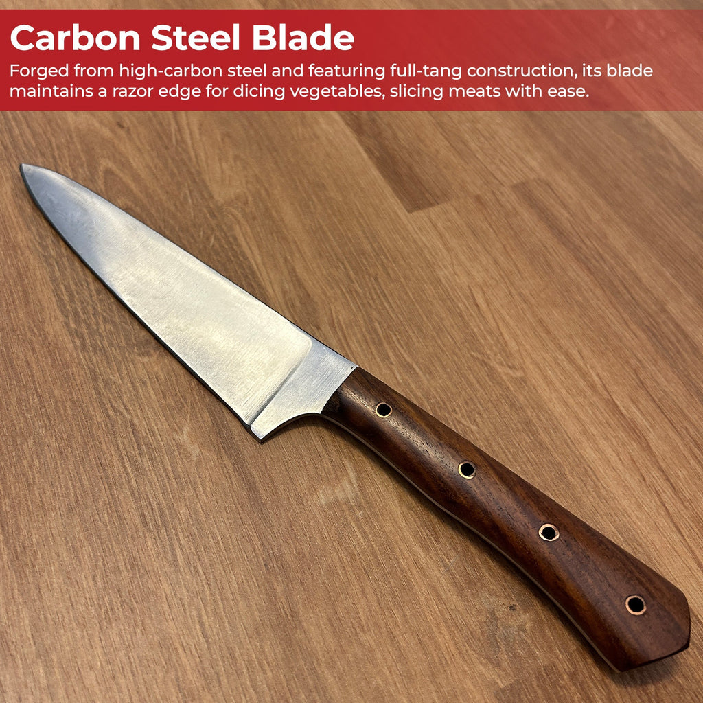 Medieval Smoke Kitchen Cartouche Full Tang Knife