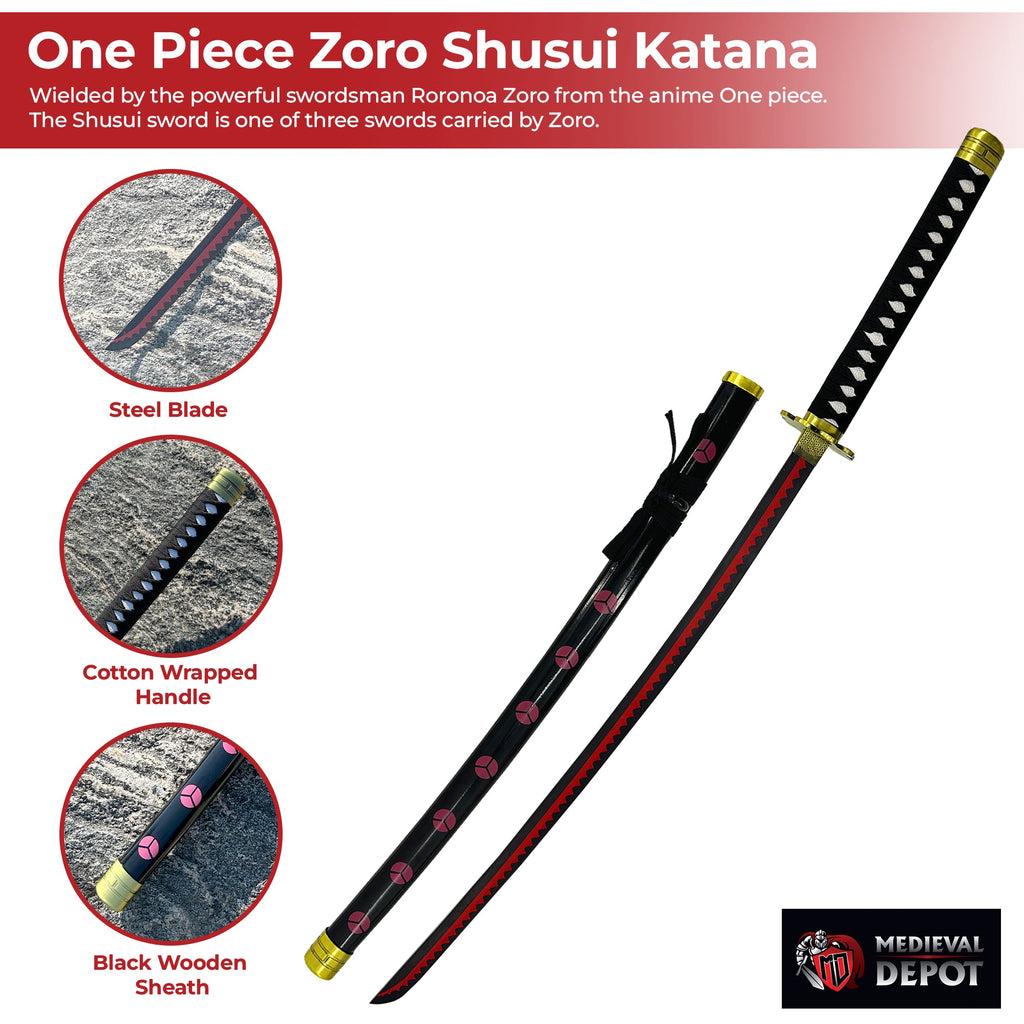 One piece Zoro Shusui Katana Sword