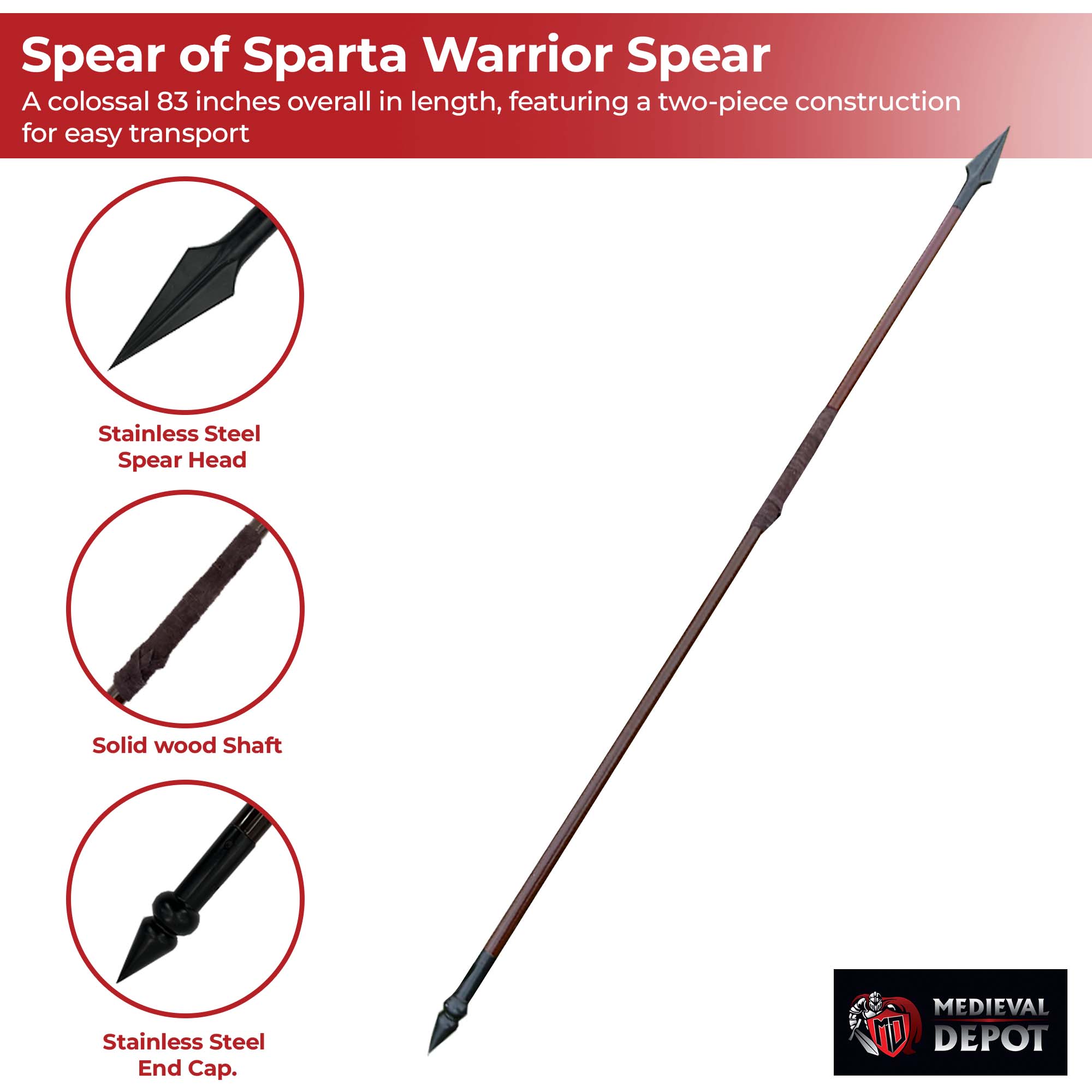 Spear of Sparta Warrior Spear