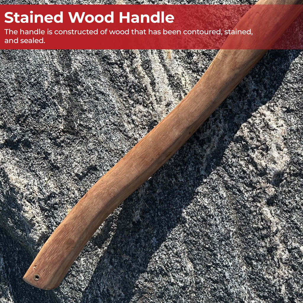 Viking Saga Traditional Wooden Battle Axe