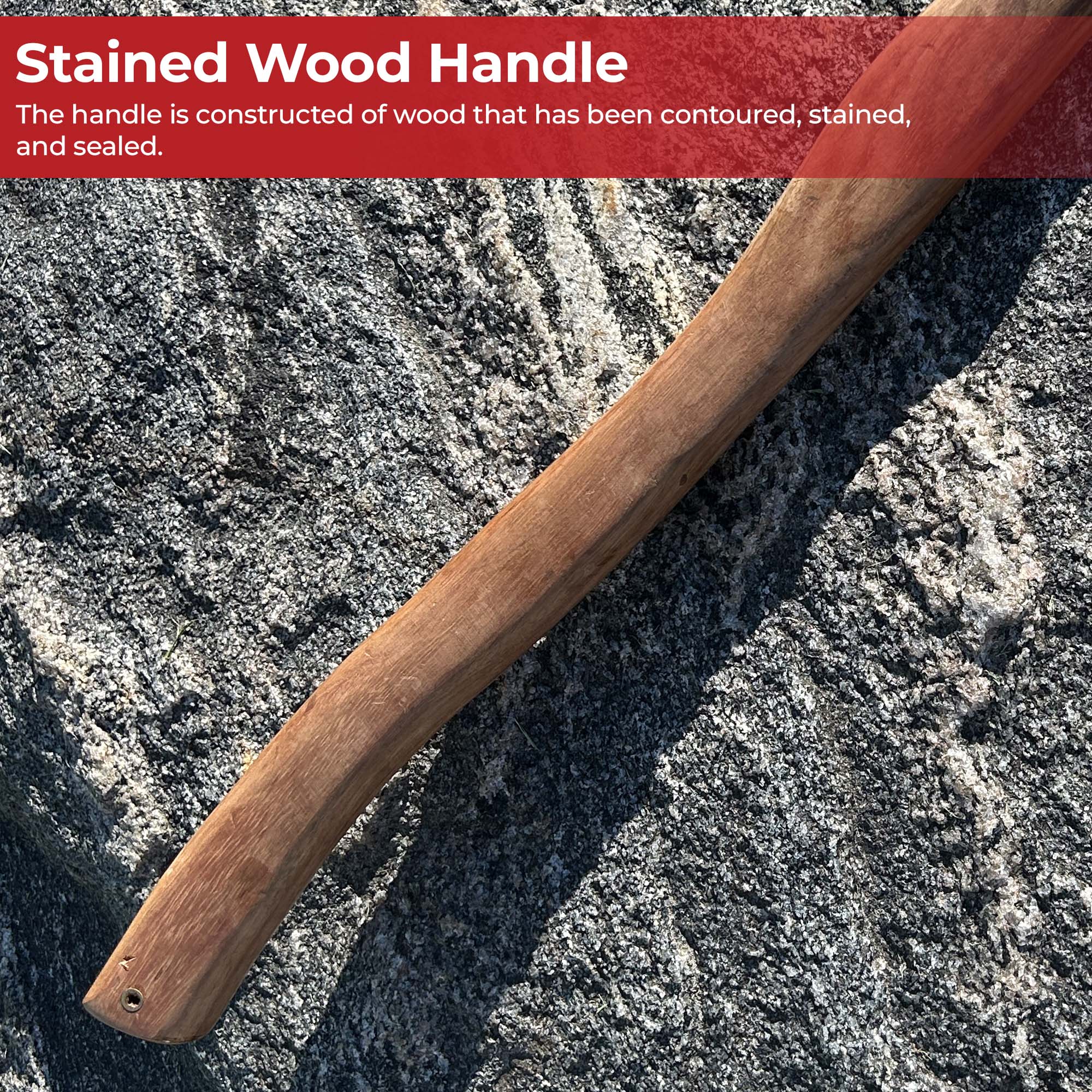 Viking Saga Traditional Wooden Battle Axe