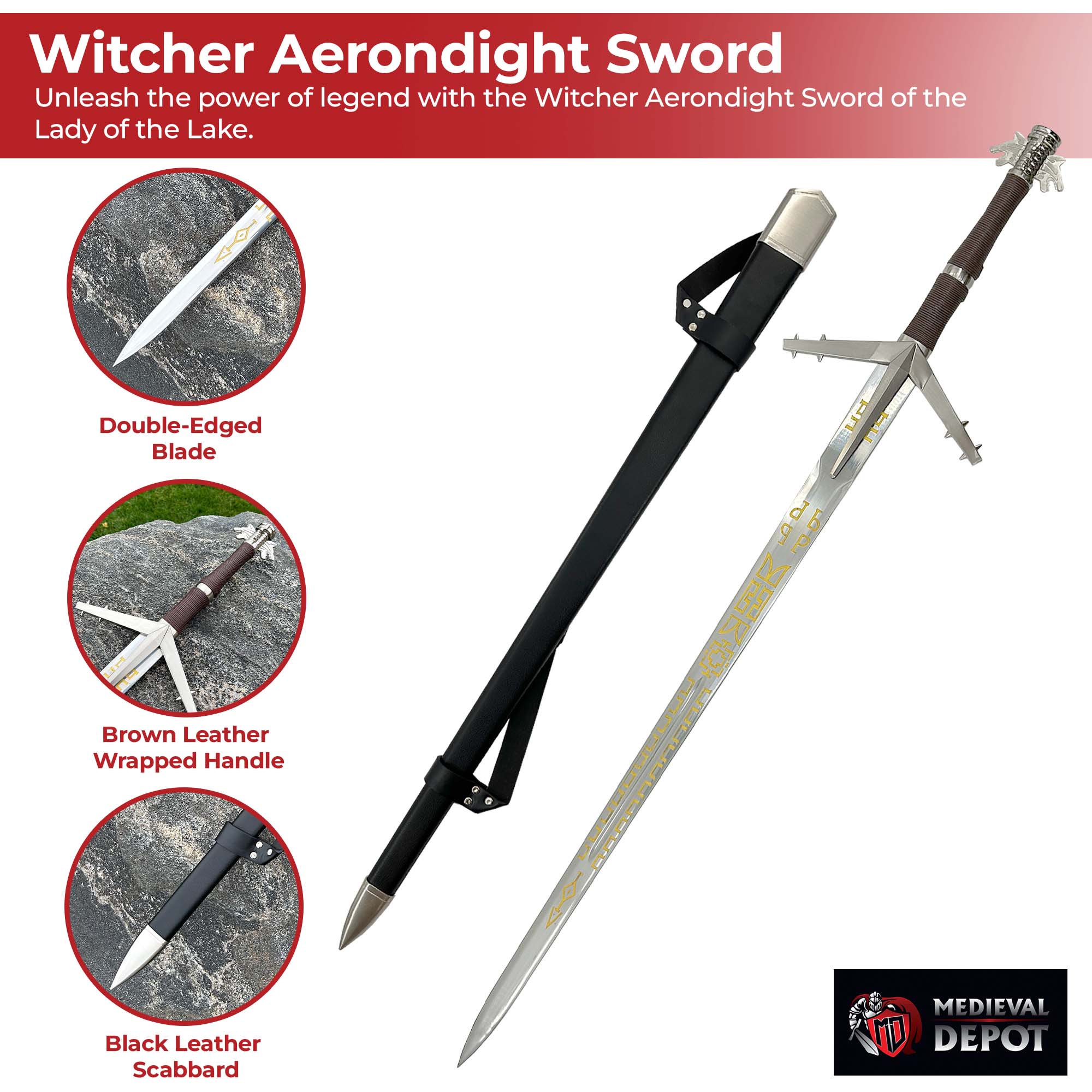 Witcher Aerondight Sword of the Lady of the Lake