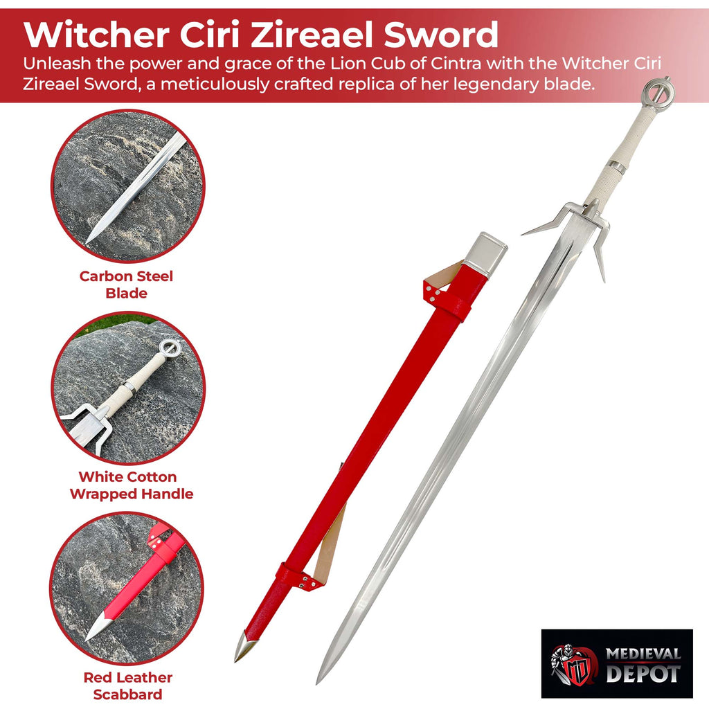 Witcher Ciri Zireael Sword