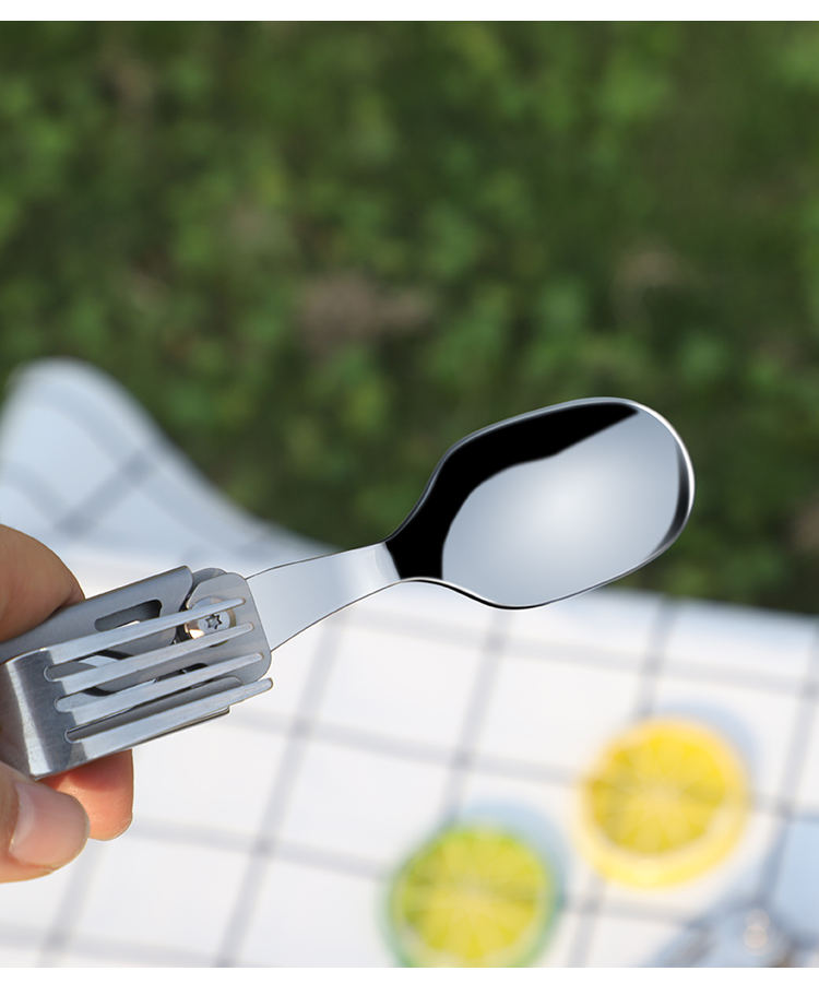 Outdoor Camping Spoon Fork Knife Utensils Multi Functional Spork Spoon Knife Forks