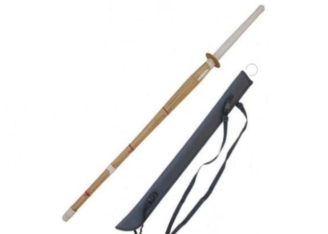 Bamboo Shinai Sparring Sword Sheath Set